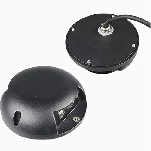 Luce Da Giardino A LED - Luci Da Terra Per Esterni, Faretto Da Terra Laterale A Bassa Tensione AC 12V Bianco Caldo, Applique Antiriflesso In Alluminio Impermeabile IP67, Luce Per Gradini(One Sided Lum
