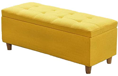 Sgabello ottomano pieghevole per riporre scarpe e vestiti, extra large, 100 x 40 x 40 cm