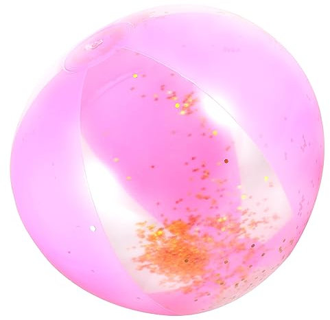 TOYANDONA 3 Stück Glitzer Wasserball Wasserbälle Für Großer Aufblasbarer Wasserball Großer Wasserball Tragbarer Glitzerball Pailletten Wasserball Schwimmbadball Pool Wasserball