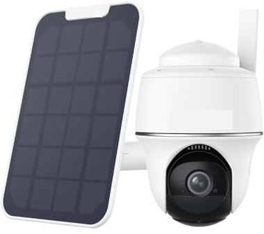 VEKELETE 5MP 3G/4G LTE PT Camera 4K 8MP Cellular Outdoor Security Camera Smart Detection Battery/Solar Powered IP Camera(E/U_5MP PT CAM ADD SOLAR_PAL)