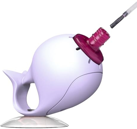 Iouyjiu Soporte para esmalte de uñas, soporte para botellas de uñas, soporte de silicona para uñas con diseño ligero y fácil de transportar para uso doméstico o de viaje, 2.76 x 1.97 pulgadas