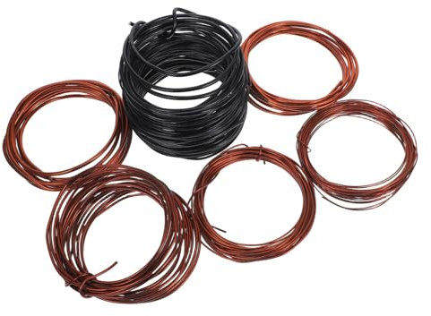 Veemoon 10piezas Alambre De Aluminio Trenzado Flexible Para Bonsái Jardinería y Manualidades Para Modelar Árboles y Plantas