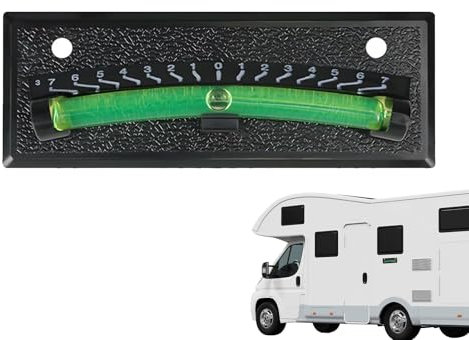 CGACCSD Niveau à bulle pour camping-car - Haute visibilité - Autocollant - Échelle haute visibilité - Avec fixation adhésive - Pièce de rechange pour accessoires de camping et voyages