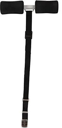 Adjustable Bed Sit Ups Bar, Portable Abdominal Trainer for Home Office Travel, Lightweight Crunches Fitness Aid with Multiple Mounting Options for Door or Bed Use
