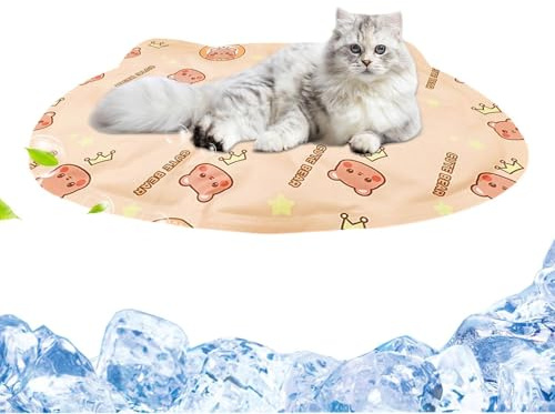 Tappetino Rinfrescante Per I Gatti Cuscinetto Rinfrescante per Gatti | Tappetino Rinfrescante Con Gel Per Per Soggiorno Camera Da Viaggio Su Strada Vacanza E Viaggio Sedile 'Auto