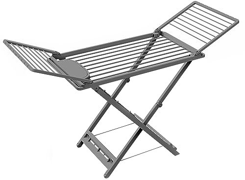 Ergo Clean | Tendedero de Ropa Plegable con Cajón para Pinzas | 100 % Material Reciclado