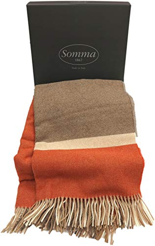 SOMMA Grenoble Plaid 130X190 100% Lana di Merino Australiano