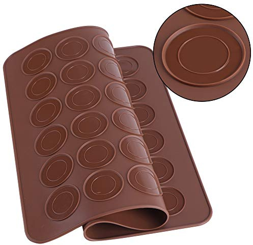 Macaron Silicone Baking Mats Kit, Food Grade Silicone Macaron Silicone Mat, Macaron Baking Kit Tray Set w. non stick reusable Macaroon Baking Supplies