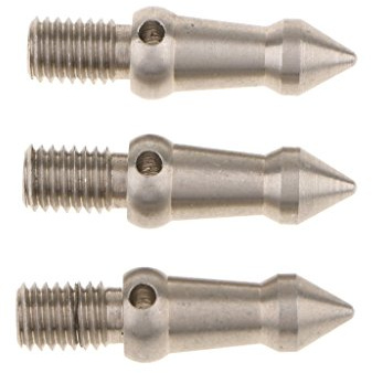 Inzopo 3 Stück M8 Metallbolzen Konus Stativ-Spikes für Einbeinstativ Schraubmontage