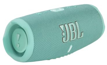 JBL Charge 5 Altavoz Bluetooth inalámbrico portátil con IP67 impermeable y carga USB - Verde azulado, pequeño