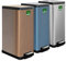 Floordirekt Zack Stainless Steel Pedal Bin with Soft-Close Mechanism Removable Inner Bucket with Carry Handle Waste Bin for Kitchen Cosmetic Bin for Bathroom (Bronze, 18L)