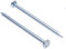 Chiodi per Legno con Testa Tonda Piatta (Quantità da 500) Chiodi Ferro Testa Piana Zinco Placcato Fai da te e Artigianato per Mobili Taglia: Lunghezza 40mm Diametro del chiodo 1.4 mm