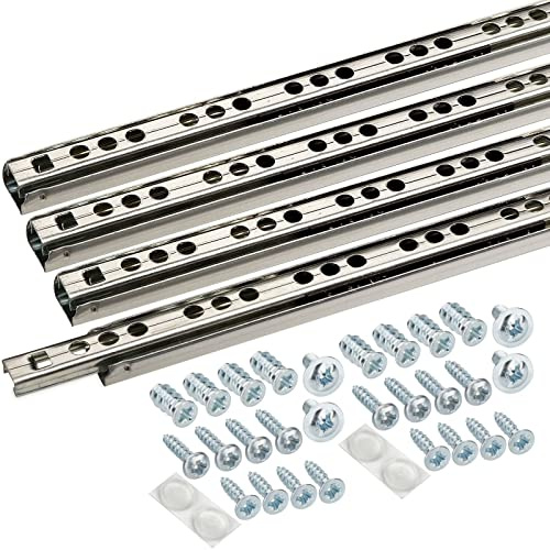 SOTECH Kugelauszug 4er Set 2 Paar Schubladenschienen 310 mm 17 mm