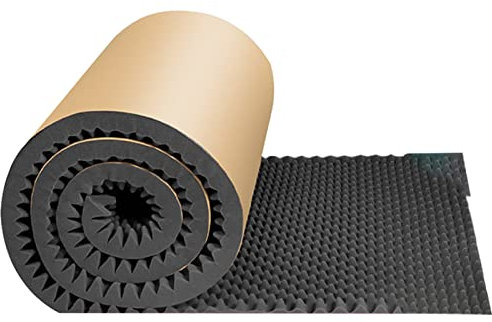 HARICSET 3cm Dick Akustikschaumstoff Noppenschaumstoff Akustik Schaumstoff Ideal für Tonstudio, Fernsehzimmer, Kinderzimmer, Büro und Podcast(Color:Grau)