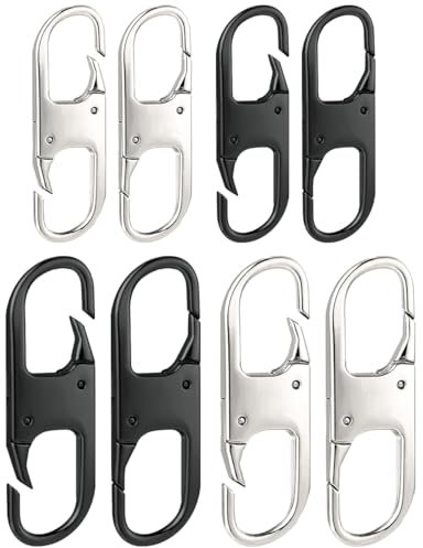 Clip de cremallera antirrobo - Cierre de cremallera de mochila para mantener la cremallera cerrada, clip de desconexión rápida - Accesorio adicional para llavero