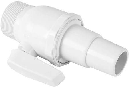 Alnicov-Kugelhahn mit 1,5-Zoll-MIP x 1,5-1,25-Zoll-Schlauchadapter, kompatibler Schlauchadapter, Zwei-Wege-Kugelhahn-Ersatz für SP0729