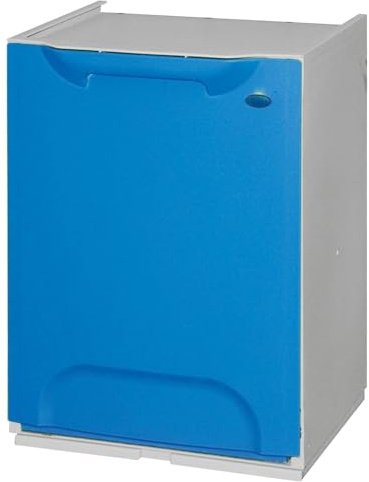 WELL HOME MOBILIARIO & DECORACIÓN Papelera reciclaje en polipropileno color azul, Depósito 20L