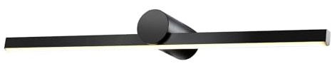 LQWELL® Wandleuchten Innen, LED Wandlampe Wandlicht, Moderne Wandbeleuchtung Wandspot für Schlafzimmer Wohnzimmer Studio Hotel Treppe, Mattschwarz, Glühbirne nicht enthalten, Schwarz