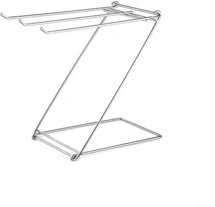 RANRAO Estante de secado de 3 paños de cocina de acero inoxidable con construcción resistente para uso diario en entornos domésticos