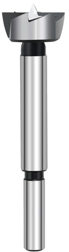 HSAWBIT 23mm Forstner Drill Bit, Forstner Bit Wood Drill Bits for Holes | Hinge Hole Cutter for Woodworking (Ø23mm, length 90mm, Round Shank)