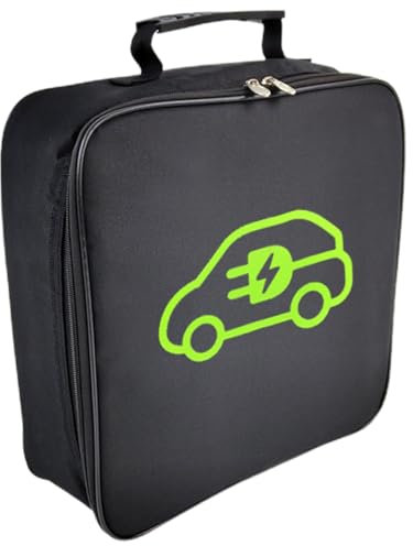 PAMINGONO Ev Charger Holder Storage Bag for Charging Cable Organizer Portable Jumper Cables Bag Cord Organizer for Car Boot Use