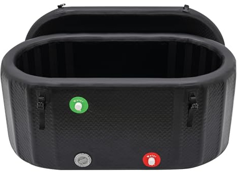 Bañera inflable con suelo de bañera confortable,Bañera de pie plegable/portátil para spa de adultos, ideal para baños calientes/baños de hielo