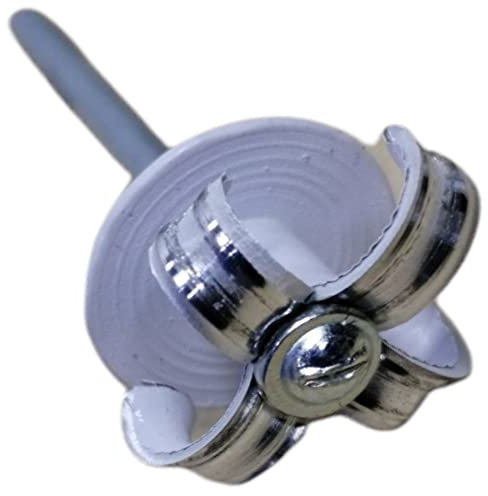 5000x Remaches de Flor Ala Ancha Blancos 4 x 16mm.