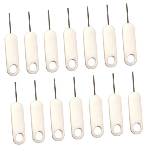 SHINEOFI 20 Piezas Extractor De Tarjeta Sim De Metal Accesorio para Smartphone Incluye Pin De Tarjeta Sim De Teléfono Convenientes Teléfonos Móviles