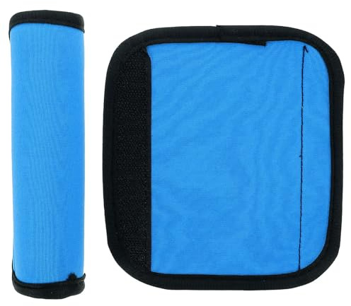 LOORGVEL Hantelgriffpolster 2 Stück Neopren Stangenschutz für Hantelstange | Klimmzugstange Zubehör, Langhantelstange Zubehör, Anti Rutsch, Abnehmbar