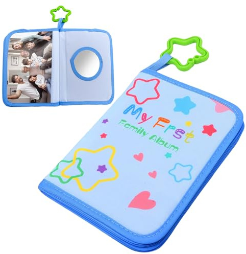 Baby My First Photo Album for Baby Holds 21 6x4 Photos, Photo book Soft Cloth Family Book My First Album