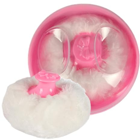 Contenitore per polvere per corpo e contenitore – contenitore per polvere con applicatore | dispenser per talco per il corpo del bambino | chiusura sicura dopo la cura di Shewer per donne, bambini e