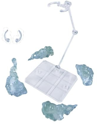 Hellery Modèles à Effet de Fumée, Pièces à Effet de Fumée, Jouets pour Poupées Mobiles, Accessoires de Décoration, Présentoir pour étagère, Dessus de Table, S, Clair
