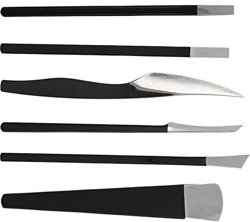 Pongnas Juego de Cuchillos de Pedicura de 6 Uds, Cortaúñas de Acero Inoxidable con Caja de Almacenamiento, Kit de Herramientas para el Cuidado de los Pies (Conjunto de seis piezas + caja de