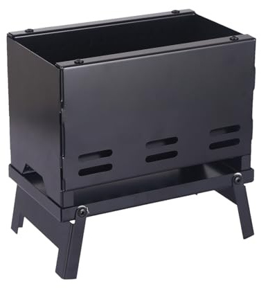 Grill A Carbone Portatile - Fornello Barbecue Pieghevole,Mini Grill Barbecue,per Cortile Spiaggia Picnic All Aperto Casa Giardino Cucina Festa e Viaggio