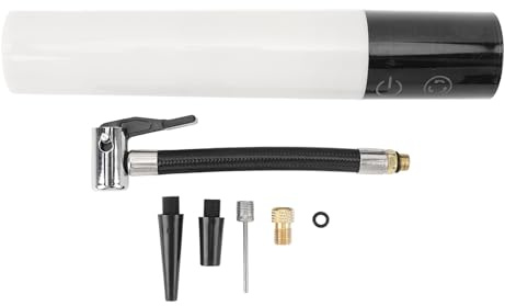 Pompa d'aria elettrica Gonfiatore portatile per pneumatici per veicoli Compressore d'aria alimentato a batteria ricaricabile da 96 PSI con display touchscreen Motore da 21.000