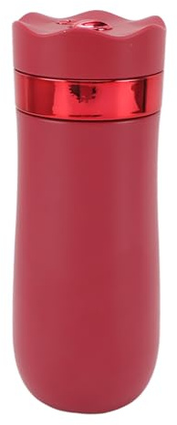 QWUUYEC Taza Prensa Francesa de Acero Inoxidable, Termo Portátil 320ml, Diseño Compacto - Aislamiento Fiable, Uso Multifuncional para Viajes y Oficina (Día)