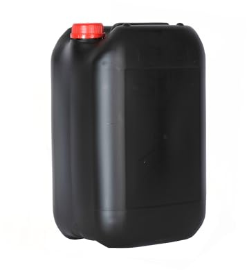 Garrafa 25 Litros Negra Boca ancha ADR Homologada Gasolina Resistente Químicos Furgoneta Camper Camping Aire acondicionado liquidos acidos deposito homologacion transporte productos peligrosos