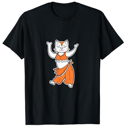 Katze Bauchtanz. Lustiger Tänzerin T-Shirt