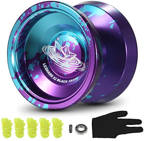 Aomiun Yoyo Profi für Kinder Erwachsene Responsives Yoyo für Anfänger Yoyo Kugel Wettbewerbsfähiges Yo Yo Geschenk mit Handschuh