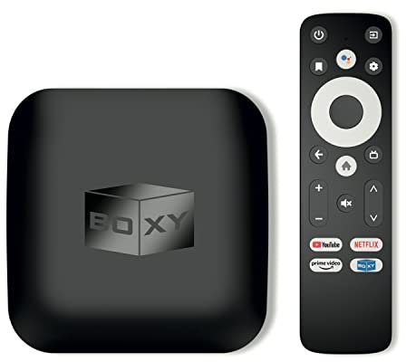 BOXY Android TV 11 Box Streaming Media Player | Dune HD Media Center | Dolby Vision & Atmos | Mini PC | MKV/ISO 4K DV P7 FEL AFR, HDR10+, DTS | Netflix, Prime Video, Disney+, Apple TV+, HBO | Voice