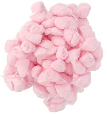 Wattebällchen, Cotton Balls, Hamster-Bettwäsche-Baumwollball Winterleichter,Sicherer Wattekugeln Cotton Ball Warmer Hamster-Baumwollball für Hamster für Chinchilla