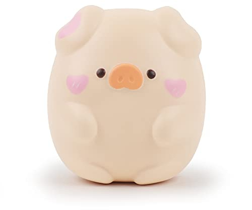 Anboor Giocattolo Squishies Maiale Timido Kawaii Morbido Squishy Animali Giocattolo Lento in Crescita Stress Relief Squish per Bambino Adulti Giocattoli