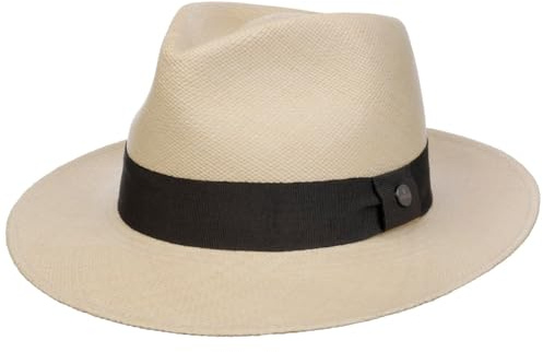LIERYS Vendello Bogart Panamahut Strohhut UV-Schutz 50+ Damen Herren Frühling Sommer