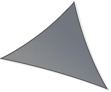 Toboli Toldo Triangular 5x5x7m Vela de Sombra protección UV 30+ para jardín, terraza y balcón