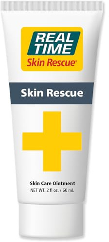 Real Time Skin Rescue Ointment - 2 Ounce Tube | Intensive Skin Relief for Dryness, Irritation, Burns, and Scars