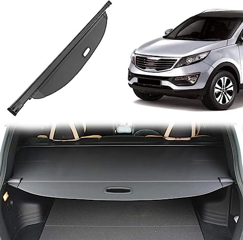 PAKJEL für Kia NIRO 2017 2018 2019 2020 2021 2022 2023 Auto Laderaumabdeckung Kofferraumabdeckung Rollo Einziehbare Kofferraum Schutz Abdeckung Cargo Cover,Autozubehör.