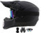 Motocrosshelme Schwarz, Jugend Offroad-Helme, Downhill Fullface Motocross Helm, Enduro-Helme, MTB ATV MX-Helme, Crosshelme, Motorradhelme, Für Damen, Herren, Erwachsene, Mit Brille Handschuhe ( Color