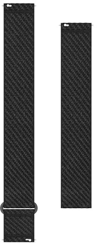 Garmin Approach S50 Cinturino di ricambio in nylon, 20 mm, nero, due misure