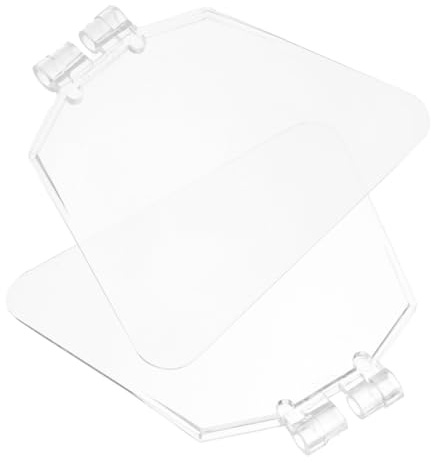 Gatuida 2Pcs Bench Grinder Eye Shields, Plastic Guard Plates, High Transparency, Heat Resistant Safety Cover for Industrial Settings and Home Use