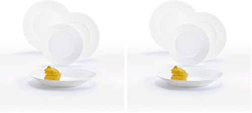 Luminarc Harena Vajilla Opal 18 Piezas - 6 Personas (Paquete de 2)